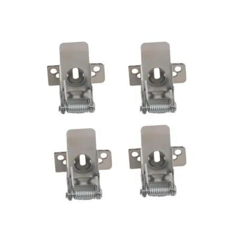 Kit fissaggio ganci pannello led confezione 4 pezzi