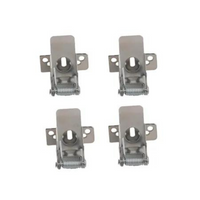 Kit fissaggio ganci pannello led confezione 4 pezzi