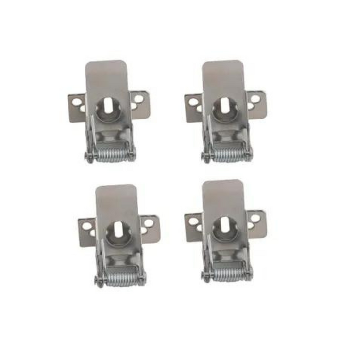 Kit fissaggio ganci pannello led confezione 4 pezzi