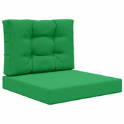 Cuscino per divano da esterno 2 pz | Cuscini per sedie Verde Poliestere