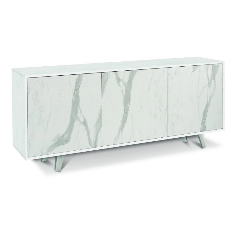 Mobile 3 Ante Kit Ossido Bianco cm 177x41x74h - Sarmog