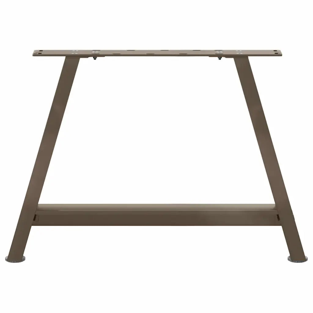 vidaXL Gambe per Tavolino da Caffè a Forma di A 2 pz 70x(42-43) cm Acciaio