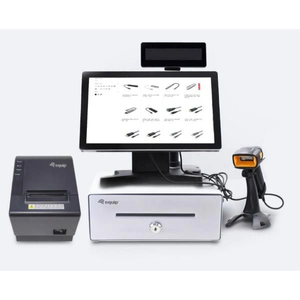 Cash register drawer pos alluminium - 351012