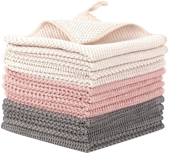 Microvezeldoeken multifunzionali, 12 pezzi di tessuto microfibra, 30 x 30 cm, dovette per auto, dovette per vetrina, dovette per tavolo