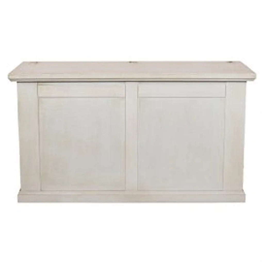 Cassapanca in legno Shabby chic mod Carla colore bianco anticato