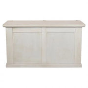 Cassapanca in legno Shabby chic mod Carla colore bianco anticato