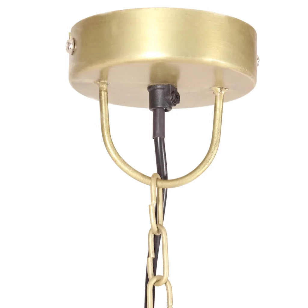 Lampada a Sospensione Industriale 25 W Ottone Rotonda 42 cm E27 CFW1818276
