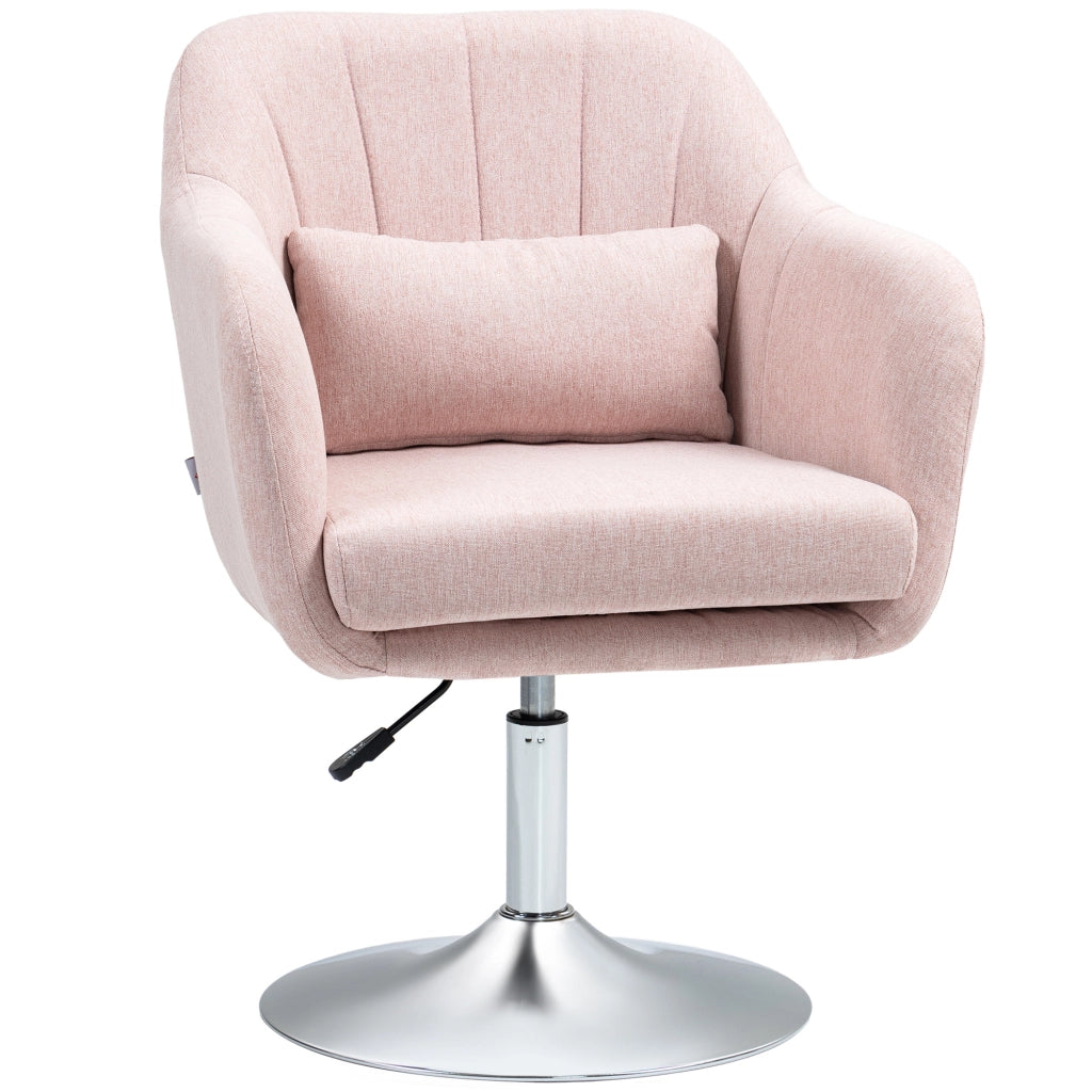 Poltrona da soggiorno reclinabile girevole 360¡ã ¨C zephmum ¨C rosa metallo