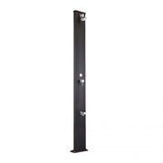 Doccia Solare In Alluminio Spring 30 Litri Con Lavapiedi  Colore Antracite Cv-A220/7016