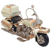 Moto in metallo marrone 19x8,5x11,5h