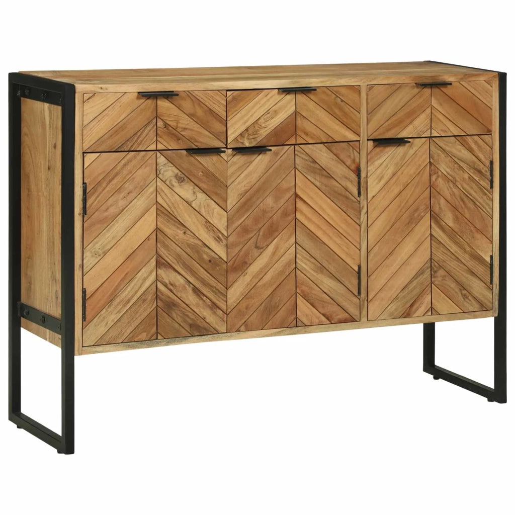 Credenza 100 x 30 x 75 cm Legno massello di acacia 374109