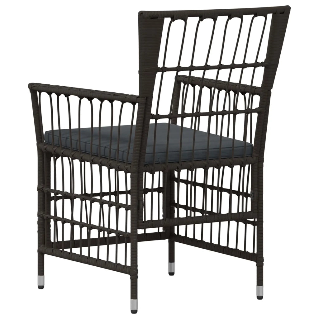 Sedie da giardino 2 pz Nero 42025127
