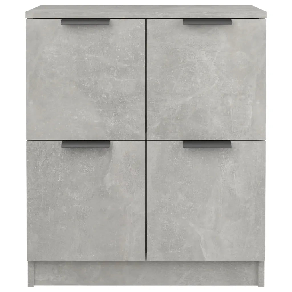 Credenze 2 pz Grigio Cemento 60x30x70 cm in Legno Multistrato cod mxl 67888