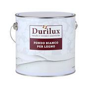 Duriopac fondo opaco carteggiabile per legno smalto bianco *** formato 2.5 lt, confezione 1