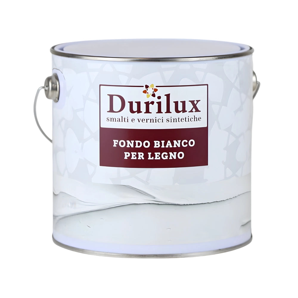 Duriopac fondo opaco carteggiabile per legno smalto bianco *** formato 2.5 lt, confezione 1