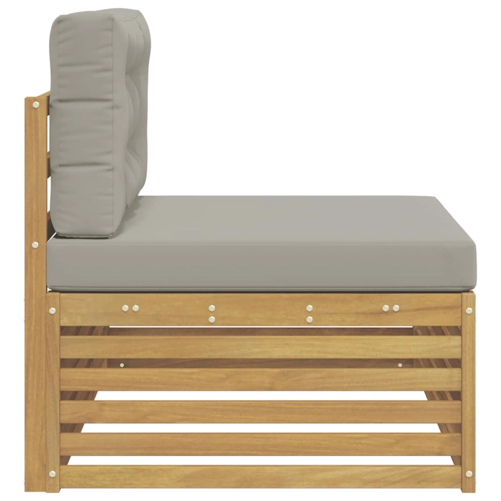 Divano da Esterno con cuscino-Divano da Giardino Bianco 115 x 83 x 73 cm 396631