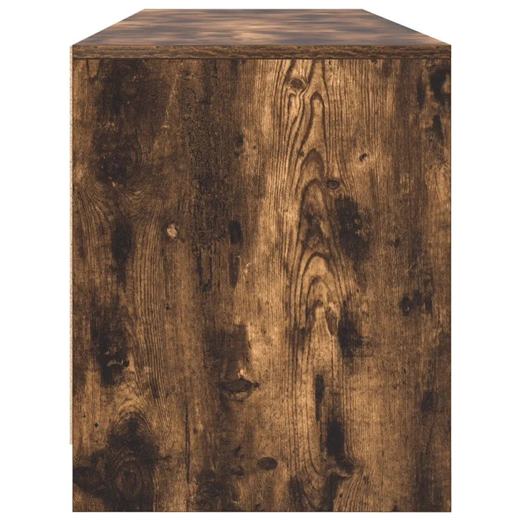 Mobile Porta TV Rovere Fumo 188,5x41x50 cm in Legno Multistrato 3328421
