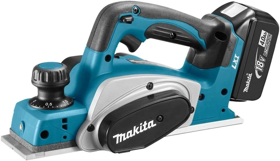 DKP180RMJ - Cepillo a bateria 18V li-ion 4.0 Ah 82 mm makpac
