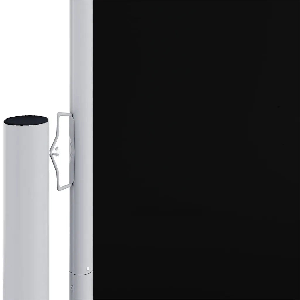 Tenda da Sole Laterale Retrattile Nera 200x600 cm 318006