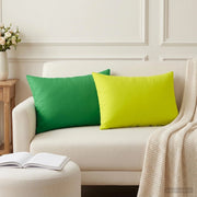 Federa 6 pcs HEERLEN Verde brillante. 50 x 80 cm Poliestere 912036
