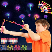 16 pezzi di giocattolo LED luce che si muove luce helicottiere LED per bambini - luce LED sorprendente elicottero regalo per compleanni di bambini regali per ospiti
