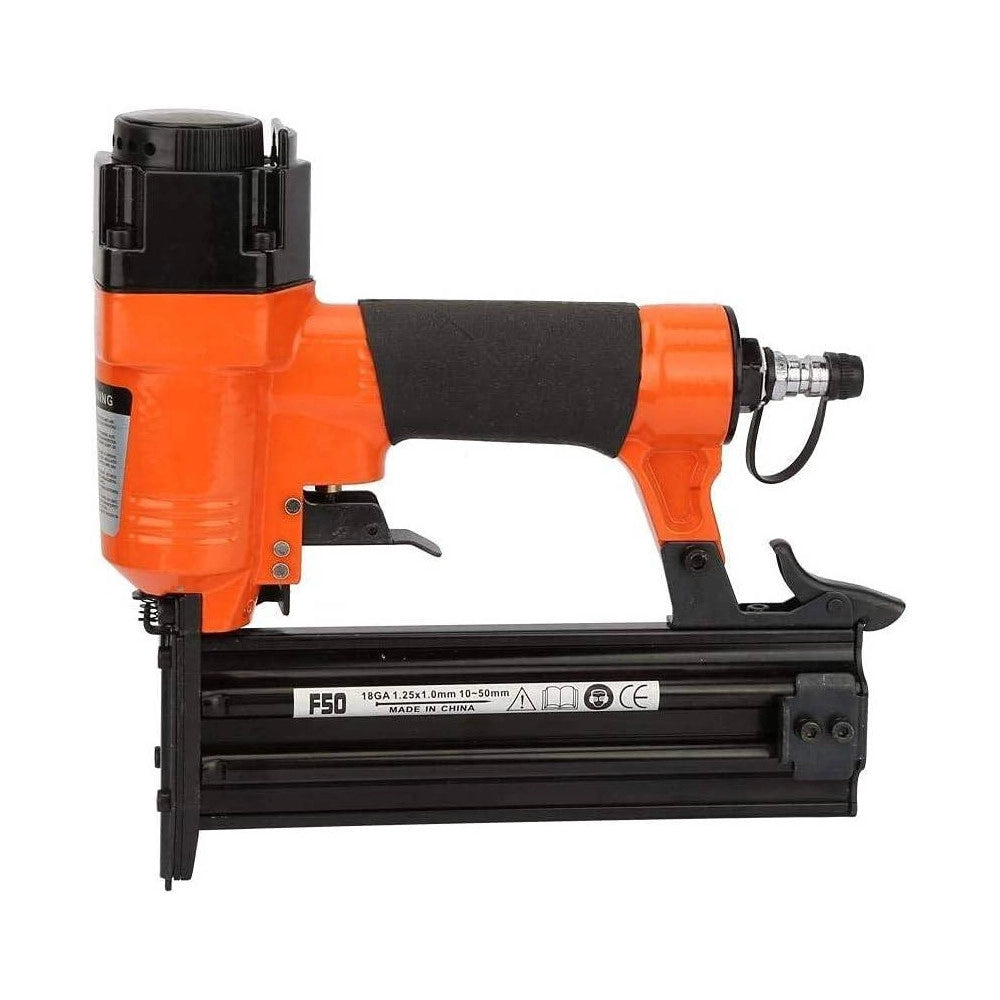 Trade Shop - Chiodatrice Graffettatrice Spillatrice Ad Aria Compressa 10-50mm Pneumatica F50 -