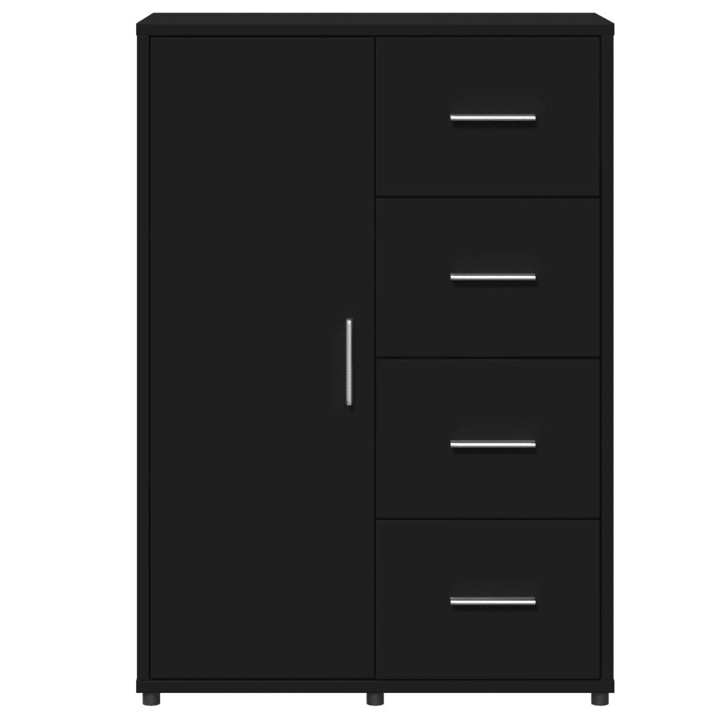 Credenze 2 pz Nere 60x31x84 cm in Legno Multistrato 3276589