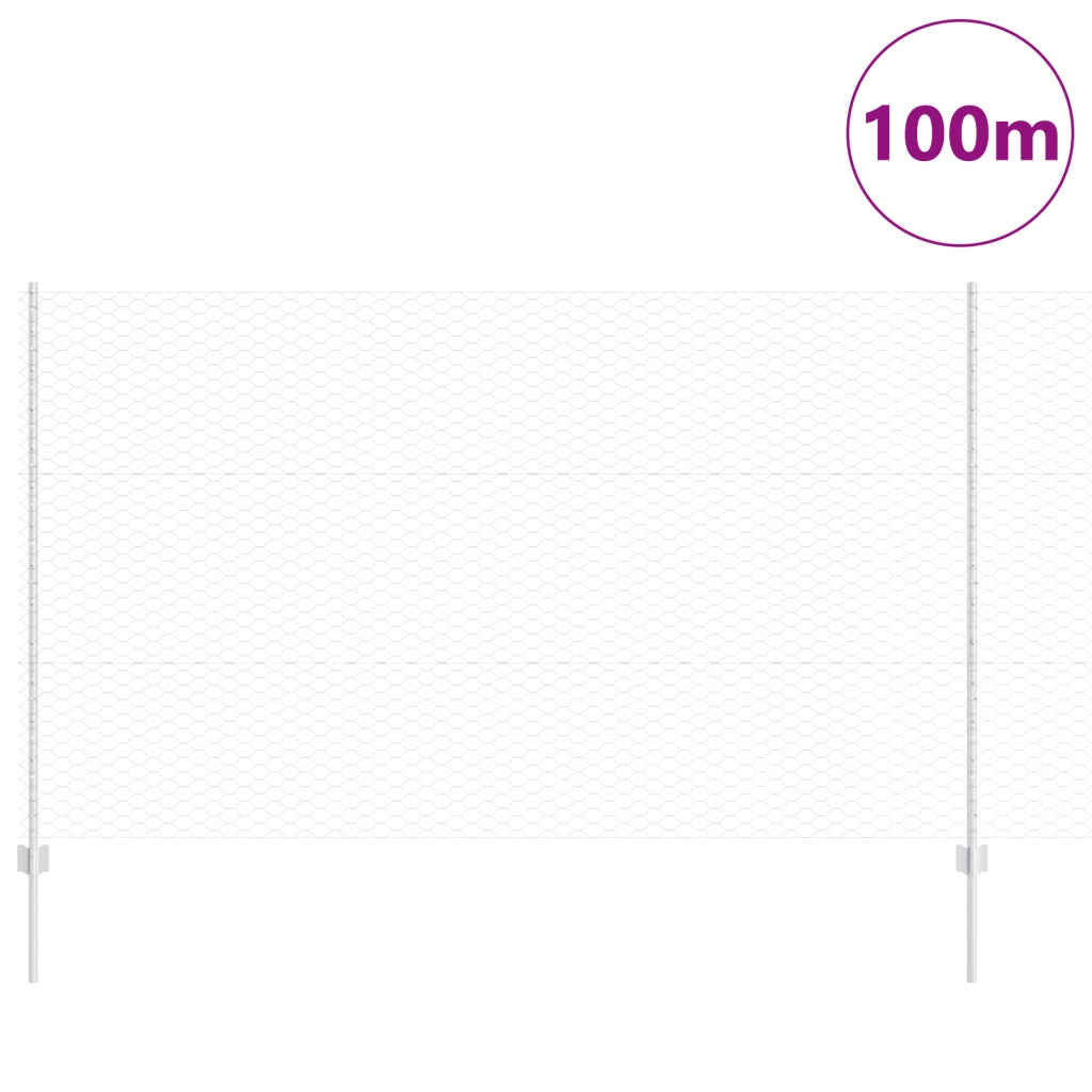 Pali di Recinzione  22 pcs U-Channel 140 cm Acciaio Zincato