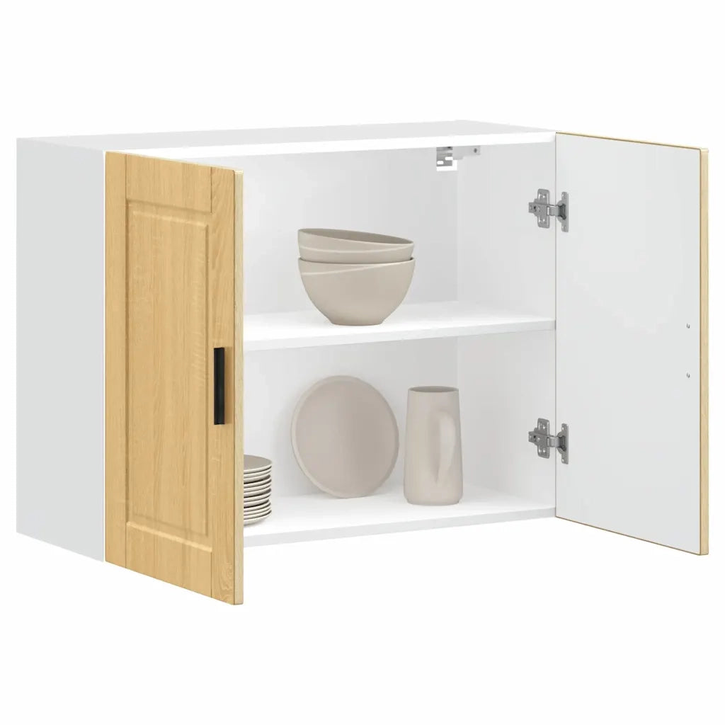 vidaXL Pensile da Cucina Porto Rovere Sonoma in Legno Multistrato