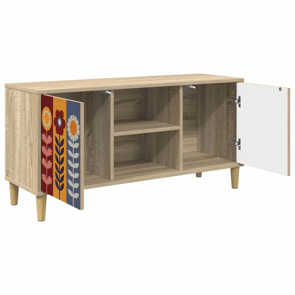 Mobile TV ESSEN 102 x 33 x 50 cm Sonoma Legno ingegnerizzato 8007042