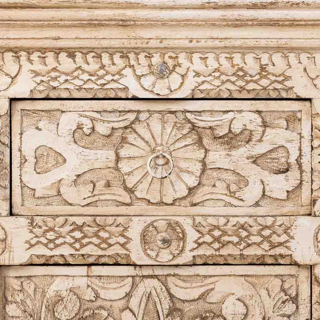 Credenza in legno beige 180x45x96