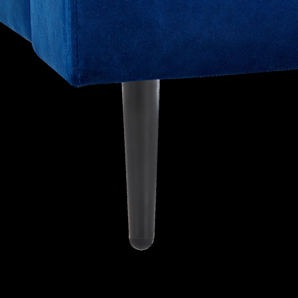 Chaise longue Velluto beige Rivestimento Braccioli Cuscino Schienale Design Moderno Simmetrico