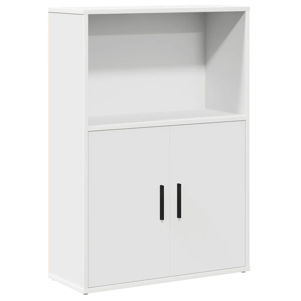 vidaXL Libreria Bianca 60x24x85 cm in Legno Multistrato