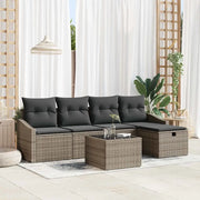 Set di divani con cuscino 5 pcs polyrattan