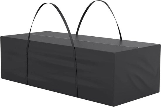 Tas di Stoccaggio per Cuscini da Giardino - Resistente ai Raggi UV e Resistente alle Scalfitture - 1 pezzo - Nero - Oxford - 173 x 76 x 51 cm