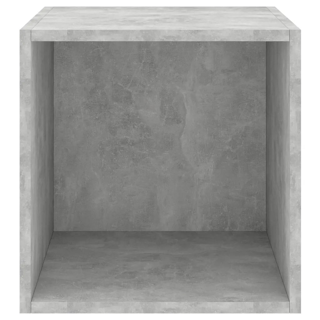 Mobile a Muro Grigio Cemento 37x37x37 cm in Legno Multistrato 805456