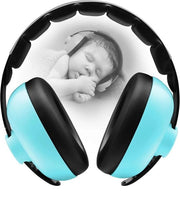 Orecchini per bambini CE e UKCA certificati - Cuffie per bambini e bambini da 3 a 24 mesi - Blu-verdastro