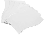 Set di specchi da parete da 6 - Specchi da parete ondulati - Decorazione per la cabina da bagno - Adesivi per parete - Antibatterico - Multifunzionale 12 x 10 cm - Adesivo per parete