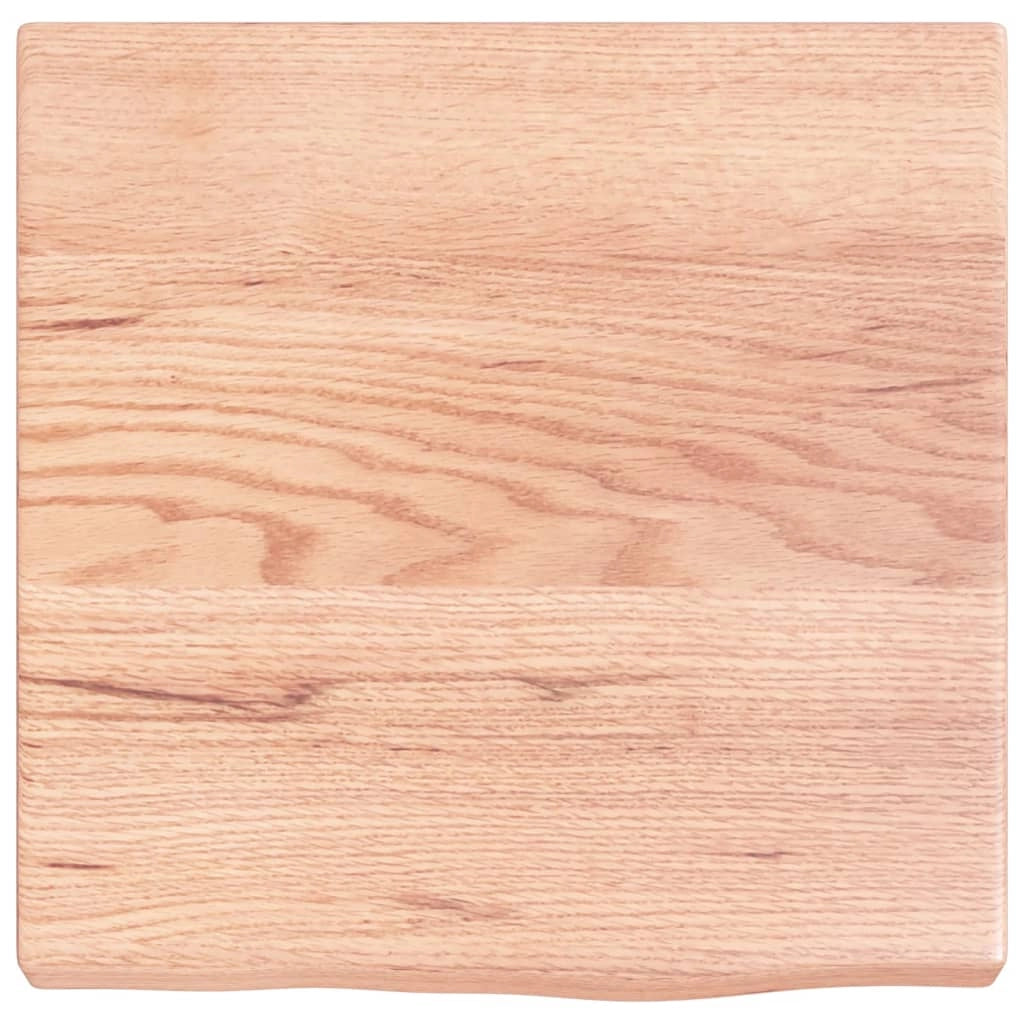 Piano Bagno Marrone 40x40x(2-4) cm Legno Massello Trattatocod mxl 102792