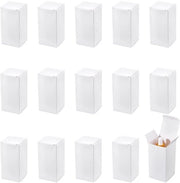 60 confezioni bianche di cartone per regalo in bulk, 2 x 2 x 4 pollici, con coperchi, scatole di cartone per regali di carta riciclata, piccole scatole rettangolari per avvolgere candele, per regali e attività di hobby