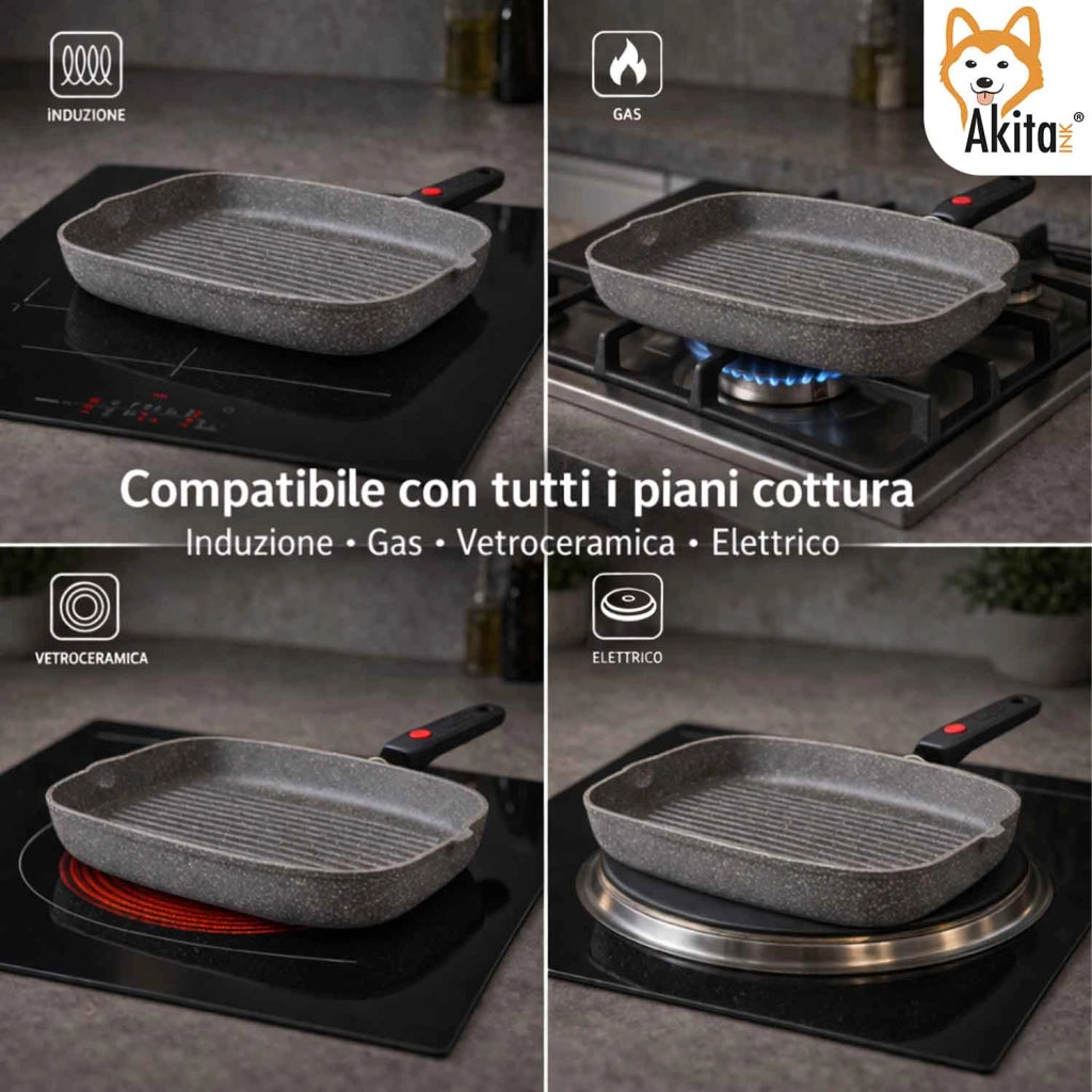 Akitaink Bistecchiera Pietra 33x26 Salvaspazio