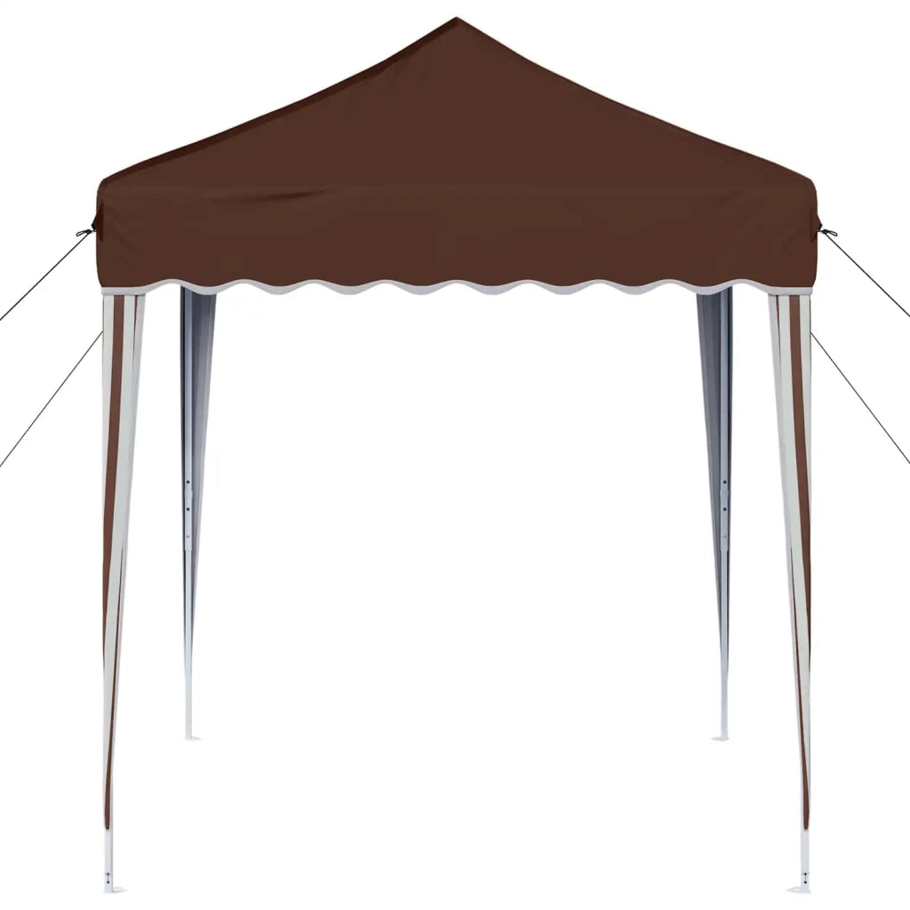 Tenda per feste a pop-up 195 x 195 x 245 cm Marrone