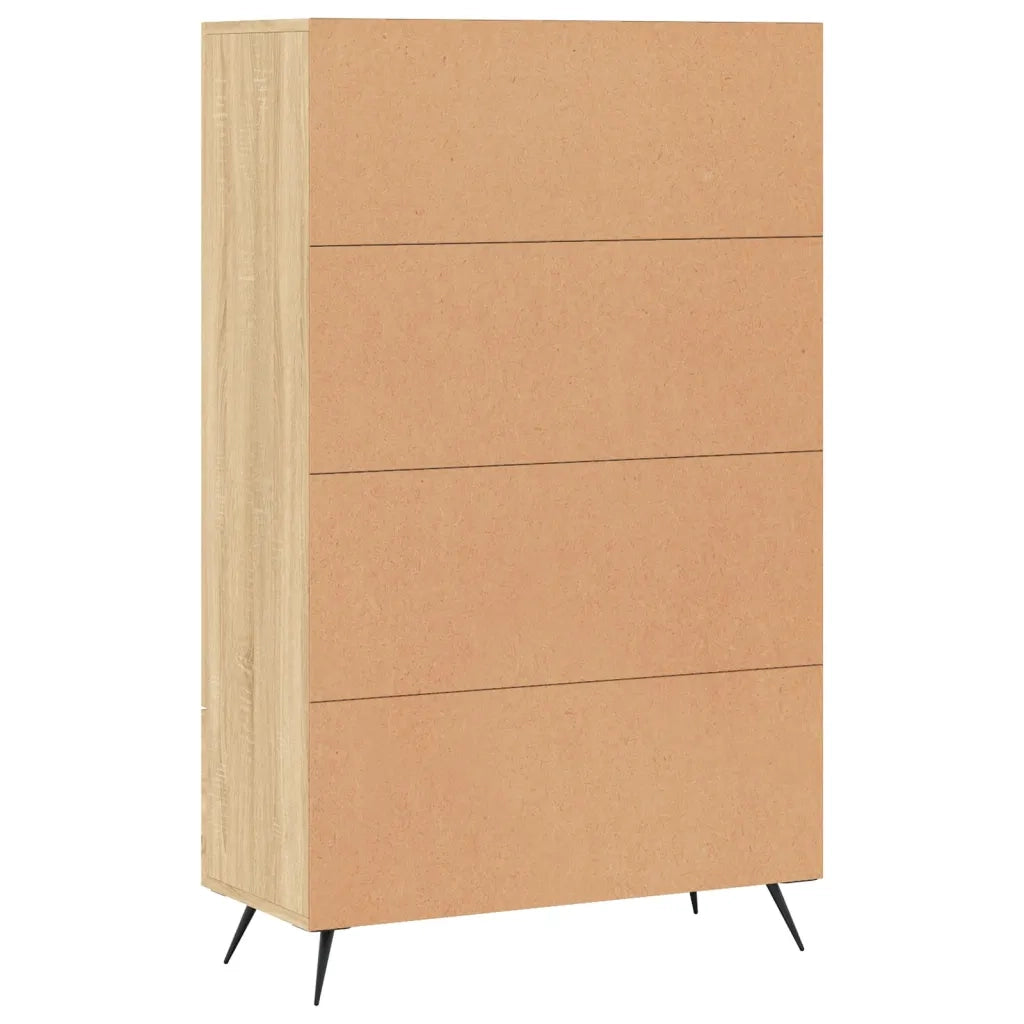 Credenza-Buffet-Armadio da cucina Rovere Sonoma 69,5x31x115 cm in Legno Multistrato 324574
