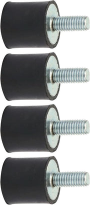 Vibroisolatori per pompe di calore - 4 pezzi - M3 M5 M6 supporti - Dampened piedi Vibroisolatori con tamponamenti in gomma - M5 Silentblock - Supporti d'assorbimento del rumore
