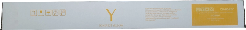 ORIGINAL Utax toner giallo CK-8545Y 1T0C2LAUT1 ~24000 Seiten