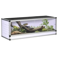 Scatola per Rettili in Alluminio, Casa Perfetta per Rettili e Anfibi, 120cm x 40cm x 40cm
