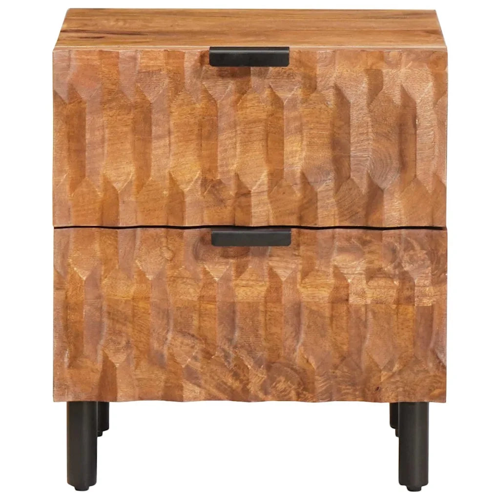 Armadio da Notte con cassetto Marrone 40 x 33 x 46 cm