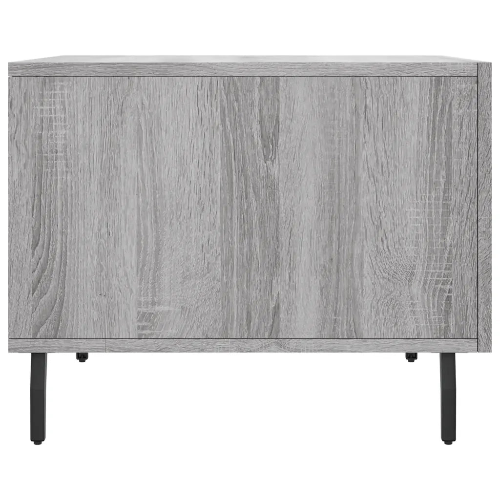 2 pz Tavolini salotto | Tavolino da caff¨¨ | Tavolino da Soggiorno Grigio Sonoma 50x50x40cm Legno Multistrato