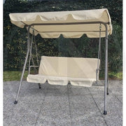 DONDOLO IN METALLO 3 POSTI AMANTEA PAPILLON CM. 170x110x153