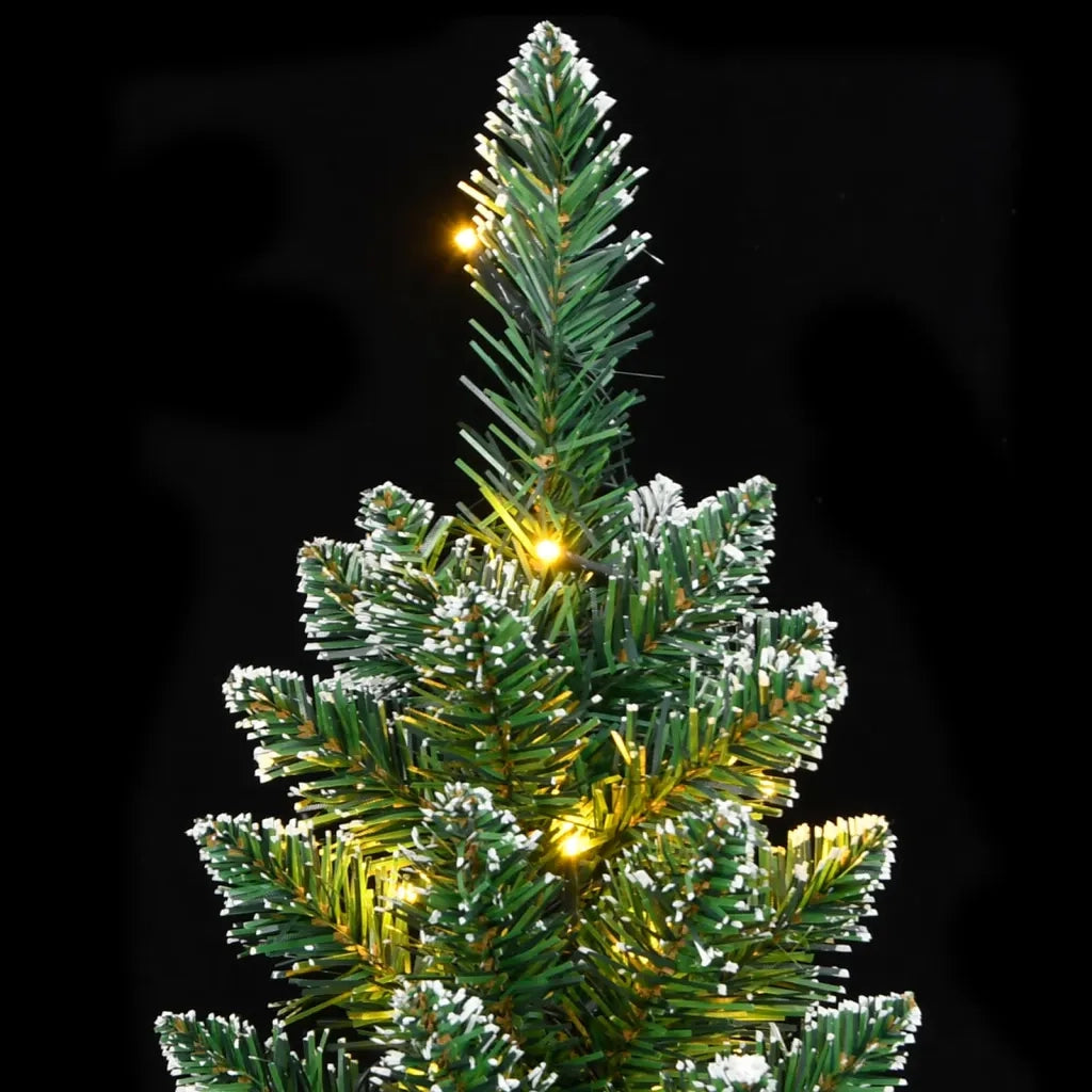 Albero di Natale | Decorazioni natalizie Artificiale Sottile con 150 LED 120 cm
